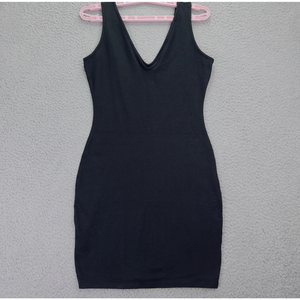 ZZ Wild Fable Bodycon Dress Black Sleeveless Stretch Large